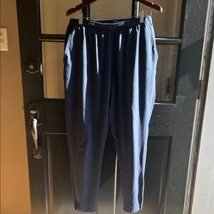 Outdoor Voices, size L, blue trek pant